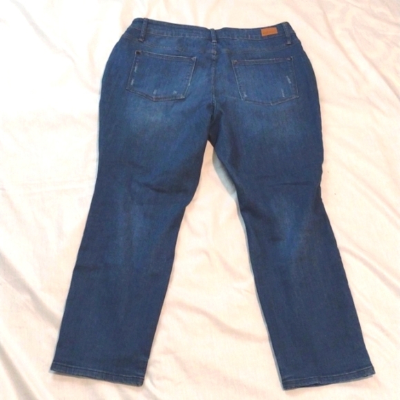 Judy Blue Plus Size 18W Colt High Rise Button Fly Distressed Boyfriend J… - Picture 6 of 9